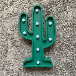 Cactus, Bulb-Light, Home Decor